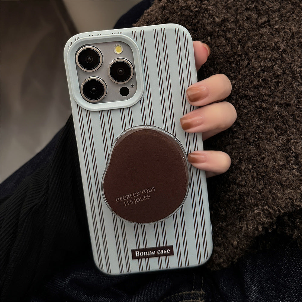 Pebble Grip Phone Case with popsocket
