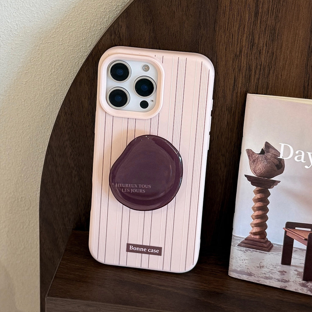 Pebble Grip Phone Case with popsocket