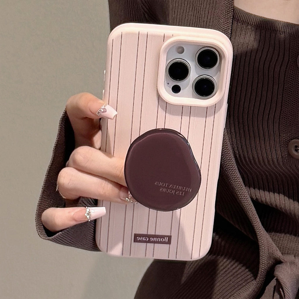 Pebble Grip Phone Case with popsocket