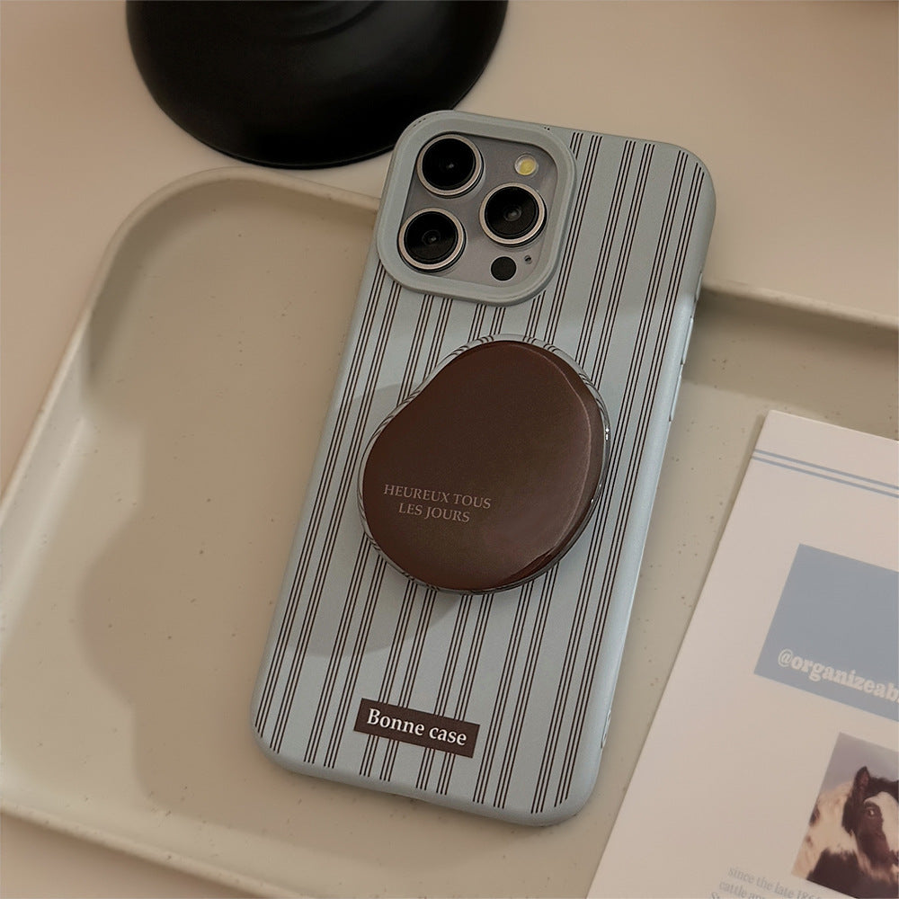 Pebble Grip Phone Case with popsocket